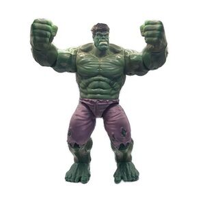 Green Hulk Action Figure. Talks.